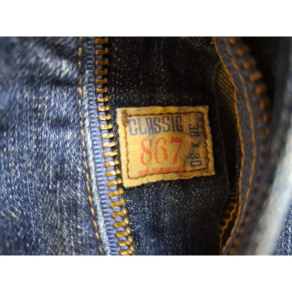 Polo Ralph Lauren 867 Classic Fit Jeans Mens 38X30 Dark Wash Cotton